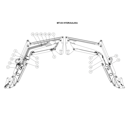 Części do Ładowacza czołowego Metal-Technik Tytan MT-03